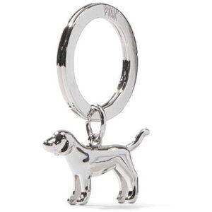 PINK VICTORIA SECRET Metal Dog Keychain